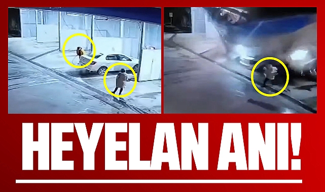 Samsun Canik'te heyelan anı! Dehşet görüntüler! - SAMSUN HABER