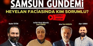 Samsun'da heyelan faciası! Sorumlusu kim? Samsun Gündemi canlı yayın
