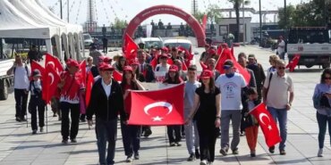 15. Ulusal Kurtuluş Mücadelesi Yürüyüşü Başladı