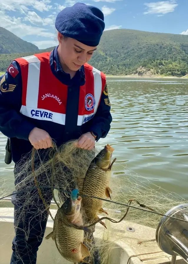 Bafra Barajı'nda Kaçak Avcılığa Darbe