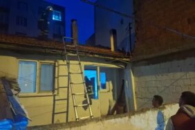 Bafra'da Ev Bacasında Yangın - Son Dakika