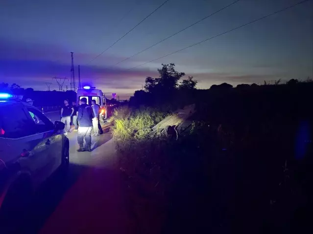 Bafra'da Otomobil Hendeğe Devrildi: Sürücü Yaralı