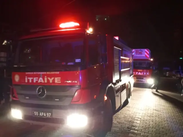 Çarşamba'da Depo Yangını Kısa Sürede Söndürüldü