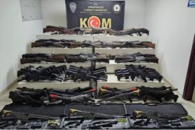 Çorum'da 118 Ruhsatsız Av Tüfeği Ele Geçirildi