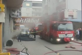 Depo yangını hasara neden oldu