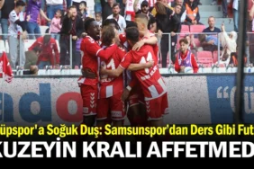 Eyüpspor'a Soğuk Duş: Samsunspor’dan Ders Gibi Futbol