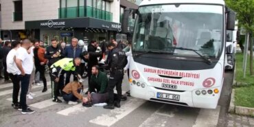 Halk Otobüsü Yaya Çarptı - Son Dakika