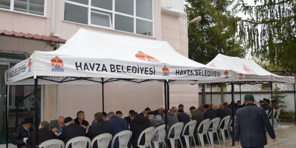 Havza'da afet kurbanı kesildi
