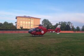 Kalp Krizi Geçiren Hasta Ambulans Helikopterle Hastaneye Ulaşıldı