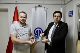 Kaymakam Yıldız'dan AA Müdürü'ne Ziyaret