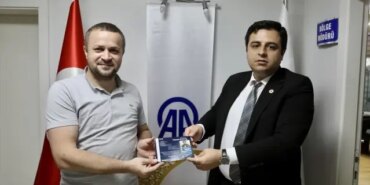 Kaymakam Yıldız'dan AA Müdürü'ne Ziyaret