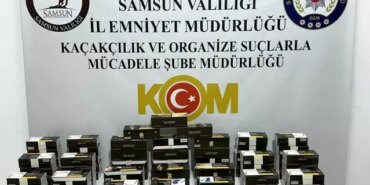 Samsun'da 18 Bin Kaçak Makaron Ele Geçirildi