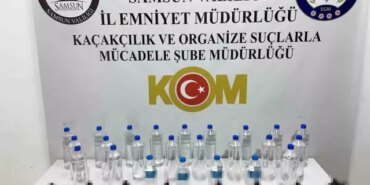 Samsun'da Alkol Satan Kişi Yakalandı