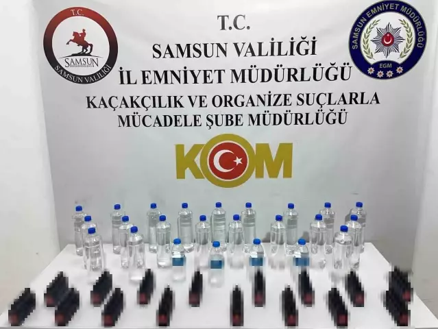 Samsun'da Alkol Satan Kişi Yakalandı