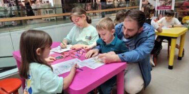 Samsun'da Çocuklarla Resim Boyama Etkinliği