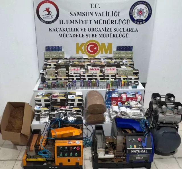 Samsun'da Kaçak Tütün Operasyonu - Son Dakika