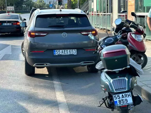 Samsun'da Motosiklet Kazası - Son Dakika