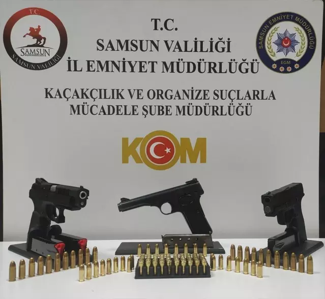 Samsun'da Ruhsatsız Silah Operasyonu: 1 Gözaltı