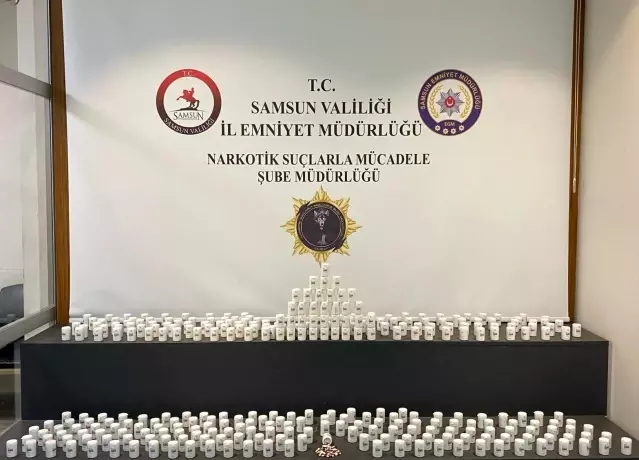 Samsun'da Uyuşturucu Operasyonu: 14 Bin Hap Ele Geçirildi