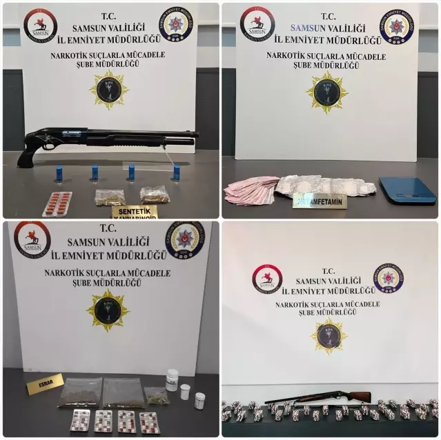 Samsun'da Uyuşturucu Operasyonu: 3 Gözaltı