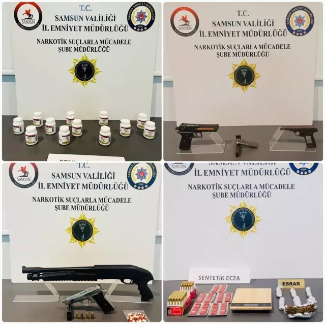 Samsun'da Uyuşturucu Operasyonu: 7 Gözaltı