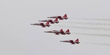 Türk Yıldızları ve SOLOTÜRK'ten Samsun'da Prova