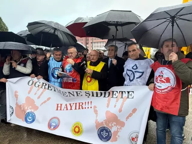 Samsun'da Öğretmene Şiddet Olayına Tepki