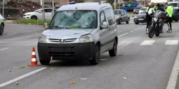 77 Yaşındaki Bisikletliye Araç Çarptı