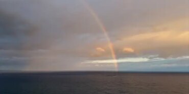 Alaçam'da Yağmur Sonrası Gökkuşağı - Son Dakika