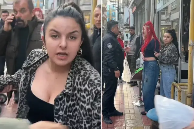 Bıçakla dehşet saçan 2 kız kardeş basın mensuplarına saldırdı