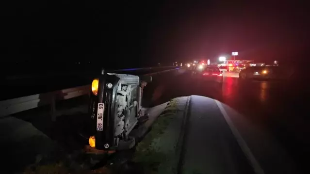Çorum'da Otomobil Devrildi: 3 Yaralı