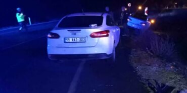 Havza'da 3 Araçlık Kaza: 3 Yaralı