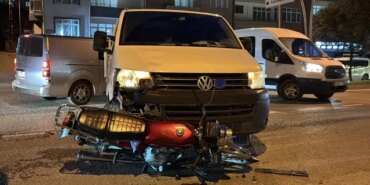 Motosiklet Sürücüsü Kaza Geçirdi - Son Dakika