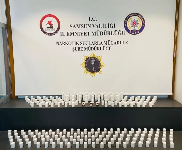 Samsun'da 14 Bin Sentetik Hap Ele Geçirildi