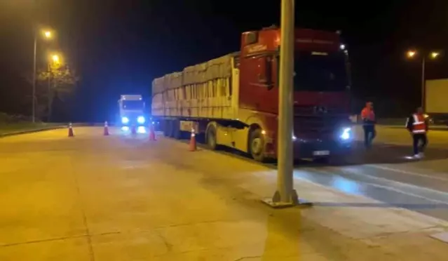 Samsun'da 6 Tıra 461 Bin TL Ceza