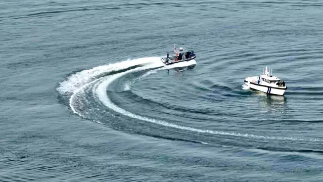 Samsun'da Dronlu Su Ürünleri Denetimi