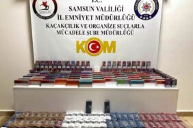 Samsun'da Gümrük Kaçağı Tütün ve Elektronik Sigara Ele Geçirildi