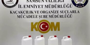 Samsun'da Kaçak Alkol Operasyonu - Son Dakika