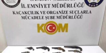 Samsun'da Kaçak Silah Operasyonu