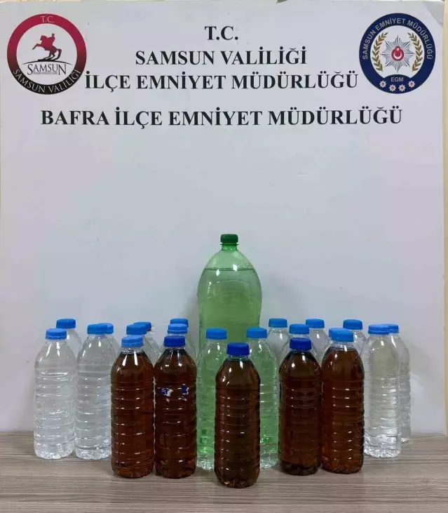 Samsun'da Sahte Alkol Operasyonu - Son Dakika