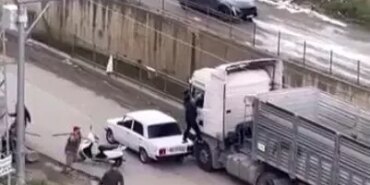 Samsun'da Tır Şoförüne Sopalı Saldırı