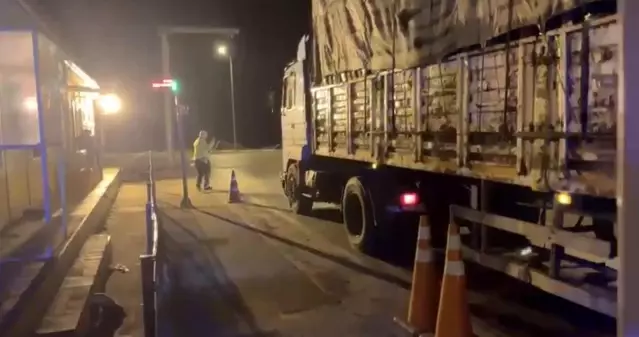 Samsun'da Tırlara 849 Bin TL Ceza Kesildi