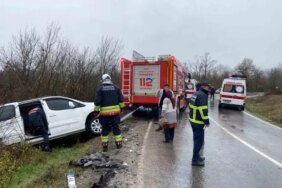 Samsun'da Trafik Kazası: İki Yaralı