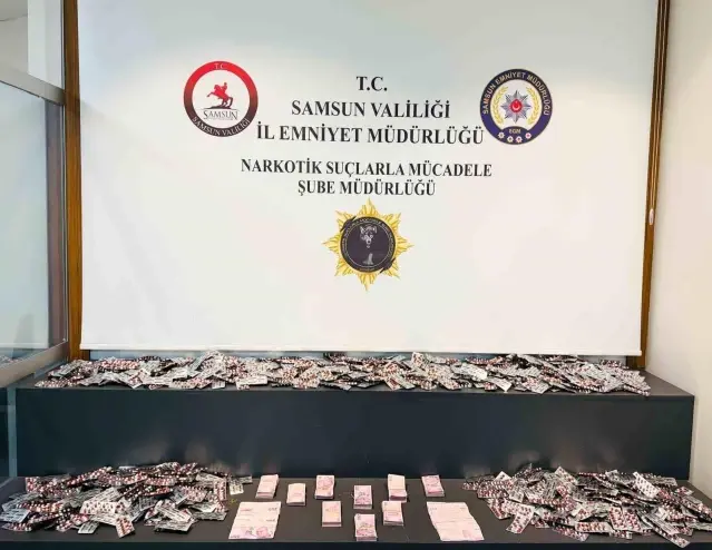 Samsun'da Uyuşturucu Operasyonu: 10 Bin Hap Ele Geçirildi