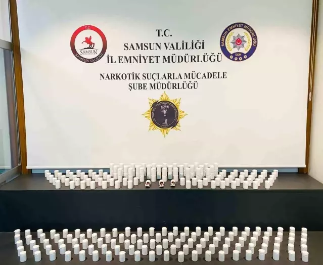 Samsun'da Uyuşturucu Operasyonu: 14 Bin 100 Sentetik Ecza Ele Geçirildi