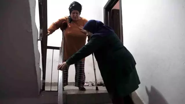 Samsun'da engelli kadının zorluklarla imtihanı