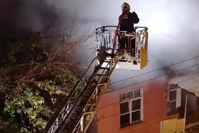 Samsun'da iki katlı evde yangın: 1 ölü