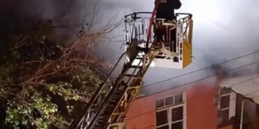 Samsun'da iki katlı evde yangın: 1 ölü