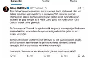 Yıldırım: Samsunspor Diz Çökmeyecek - Son Dakika
