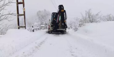 Ayvacık'ta Karla Mücadele Devam Ediyor